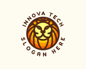 Lion Jungle Safari logo design