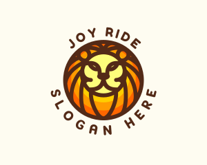 Lion Jungle Safari logo design