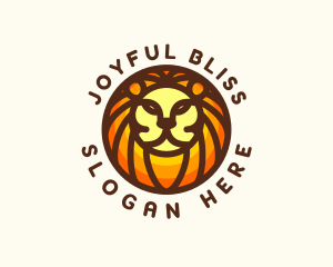 Lion Jungle Safari logo design