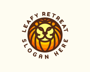 Lion Jungle Safari logo design