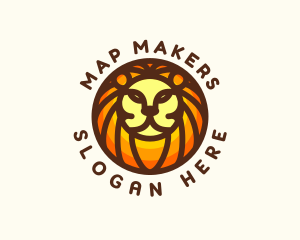 Lion Jungle Safari logo design