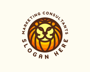 Lion Jungle Safari logo design