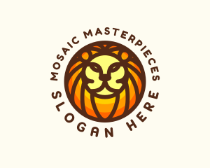 Lion Jungle Safari logo design