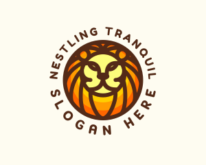 Lion Jungle Safari logo design