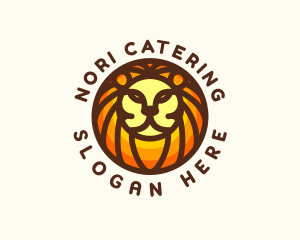 Lion Jungle Safari logo design