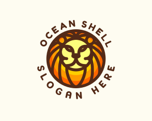 Lion Jungle Safari logo design