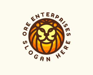 Lion Jungle Safari logo design