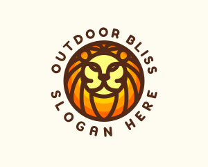 Lion Jungle Safari logo design