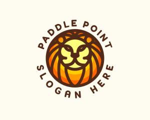 Lion Jungle Safari logo design