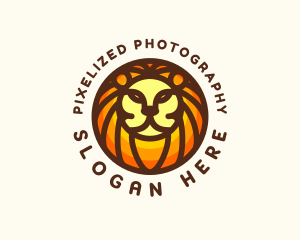 Lion Jungle Safari logo design