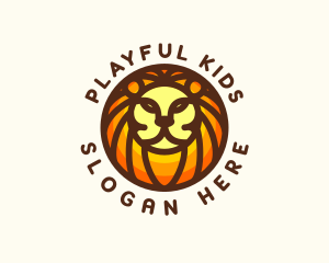 Lion Jungle Safari logo design