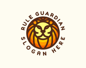 Lion Jungle Safari logo design