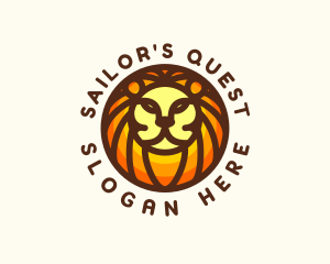 Lion Jungle Safari logo design