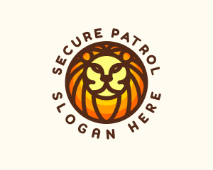 Lion Jungle Safari logo design