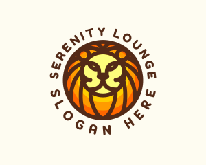 Lion Jungle Safari logo design