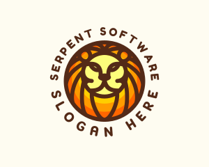 Lion Jungle Safari logo design