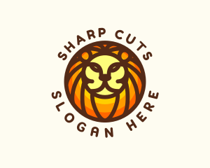 Lion Jungle Safari logo design