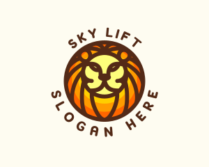 Lion Jungle Safari logo design