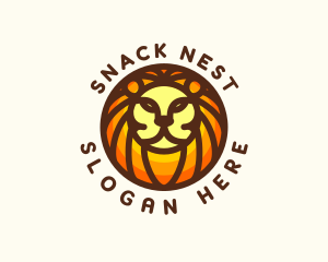 Lion Jungle Safari logo design