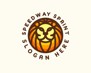 Lion Jungle Safari logo design