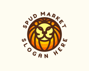 Lion Jungle Safari logo design