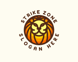 Lion Jungle Safari logo design