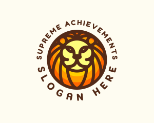 Lion Jungle Safari logo design