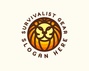 Lion Jungle Safari logo design