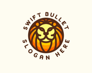 Lion Jungle Safari logo design