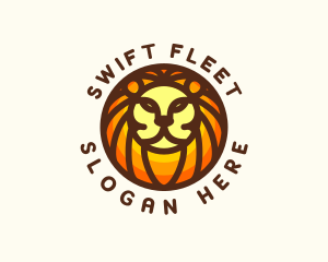 Lion Jungle Safari logo design