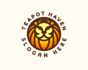 Lion Jungle Safari logo design