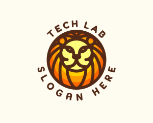 Lion Jungle Safari logo design