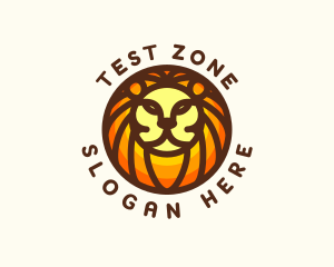 Lion Jungle Safari logo design