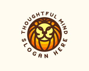 Lion Jungle Safari logo design