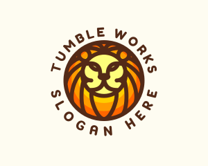 Lion Jungle Safari logo design