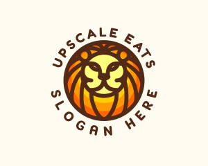 Lion Jungle Safari logo design