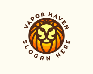 Lion Jungle Safari logo design