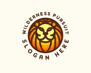 Lion Jungle Safari logo design