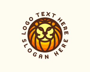 Predator - Lion Jungle Safari logo design