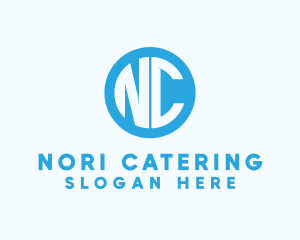 Generic Round Letter NC logo design