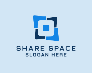 Split Shares Tech logo design