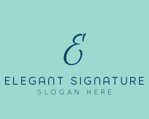 Feminine Beauty Cursive  logo design