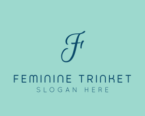 Feminine Beauty Cursive  logo design