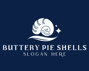 Sea Shell Wave logo design