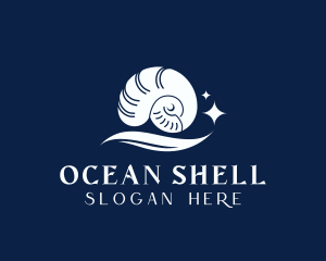 Sea Shell Wave logo design