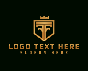 Elegant Crown Shield logo