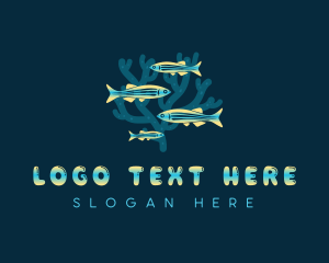 Underwater Fish Coral logo