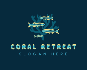 Underwater Fish Coral logo