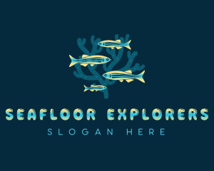 Underwater Fish Coral logo