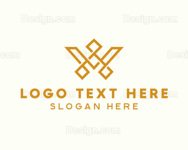 Business Company Letter W Logo